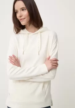 Joop! bluza femei, culoarea bej, cu gluga, neted imagine