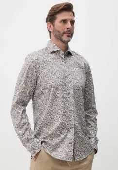 Joop! camasa barbati, culoarea bej, slim, 30043595 imagine