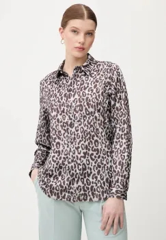 Joop! camasa culoarea maro, cu guler clasic, regular, 30100849 imagine