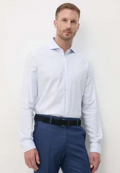 Joop! camasa din bumbac barbati, cu guler italian, slim, 30043593 imagine