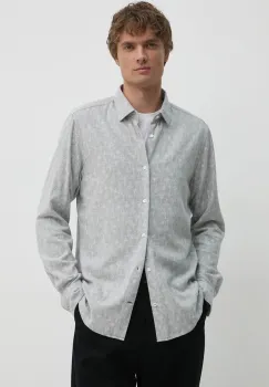 Joop! camasa din bumbac barbati, culoarea gri, cu guler clasic, slim, 30043581 imagine
