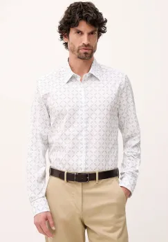 Joop! camasa din bumbac culoarea alb, slim, 30101516 imagine