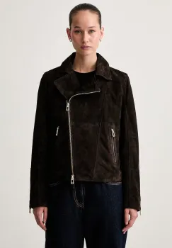 Joop! geaca de biker pentru femei din piele intoarsa Luisa imagine