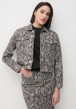 Joop! geaca jeans femei, culoarea bej, de tranzitie, 30044956 10019074 imagine