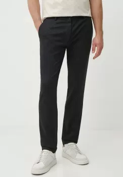 Joop! pantaloni barbati, culoarea gri, drept imagine