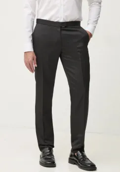Joop! pantaloni barbati, culoarea negru, drept, 30045068 imagine