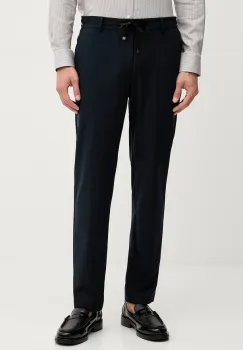 Joop! pantaloni culoarea bleumarin, drept, 30048707 imagine