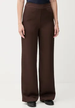 Joop! pantaloni culoarea maro, drept, high waist, 30048199 imagine
