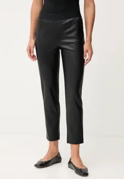 Joop! pantaloni culoarea negru, fason tigareta, high waist, 30049668 imagine