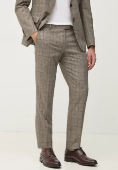 Joop! pantaloni de lana culoarea gri, mulata, 30045058 imagine