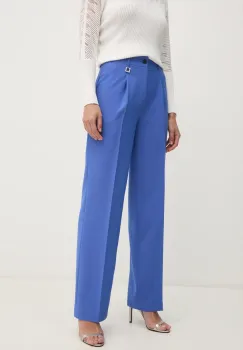 Joop! pantaloni femei, culoarea violet, drept, high waist, 30044822 10017927 imagine