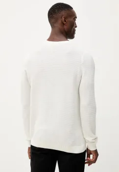 Joop! pulover de bumbac culoarea alb, light, 30046918 imagine