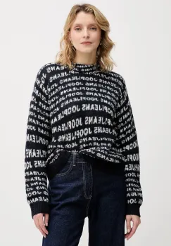 Joop! pulover din amestec de lana culoarea bleumarin, 30048399 imagine