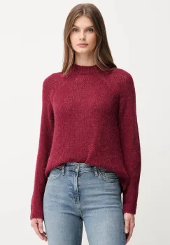 Joop! pulover din amestec de lana culoarea bordo, cu turtleneck, 30048450 imagine