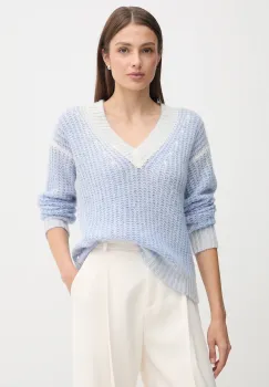 Joop! pulover din amestec de lana culoarea violet, 30047619 imagine