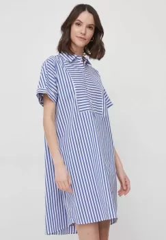 Joop! rochie culoarea albastru marin, mini, drept imagine