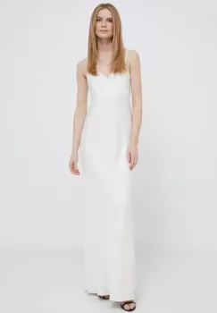 Joop! rochie culoarea bej, maxi, drept imagine