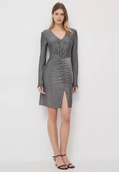 Joop! rochie culoarea gri, mini, evazati imagine