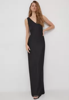 Joop! rochie culoarea negru, maxi, drept imagine