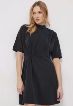 Joop! rochie culoarea negru, mini, evazati imagine