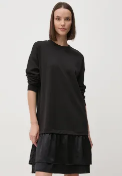 Joop! rochie culoarea negru, mini, oversize imagine