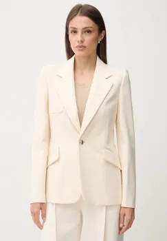 Joop! sacou culoarea bej, un singur rand de nasturi, uni, 30047951 imagine