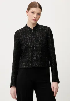 Joop! sacou culoarea negru, un singur rand de nasturi, uni, 30100165 imagine