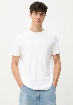 Joop! tricou din bumbac barbati, culoarea alb, uni, 30045539 imagine