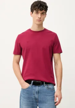 Joop! tricou din bumbac barbati, culoarea bordo, uni, 30045539 imagine