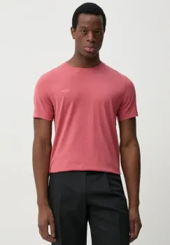 Joop! tricou din bumbac barbati, culoarea portocaliu, cu imprimeu, 30045926 imagine