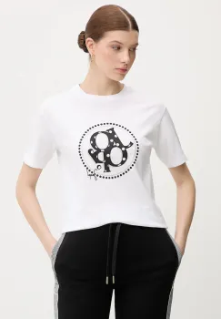 Joop! tricou din bumbac culoarea alb, 30100822 imagine