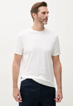 Joop! tricou din bumbac culoarea alb, uni, 30041079 imagine