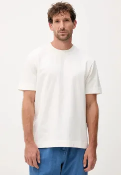 Joop! tricou din bumbac culoarea bej, uni, 30042457 imagine