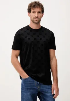 Joop! tricou din bumbac culoarea negru, cu imprimeu, 30046985 imagine