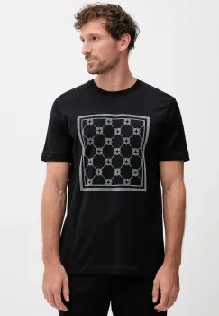 Joop! tricou din bumbac culoarea negru, cu imprimeu, 30047429 imagine