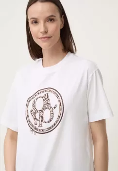 Joop! tricou din bumbac femei, culoarea alb imagine