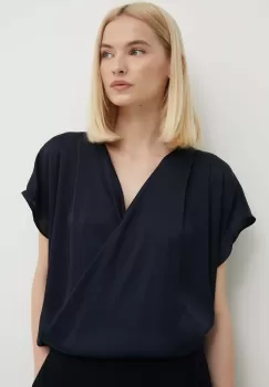 Joseph Ribkoff bluza femei, culoarea albastru marin, neted, 241278 imagine