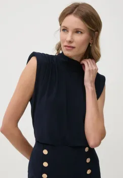 Joseph Ribkoff bluza femei, culoarea albastru marin, neted, 251022 imagine
