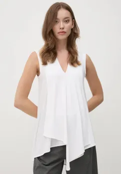 Joseph Ribkoff bluza femei, culoarea bej, neted, 161060 imagine