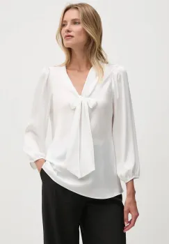Joseph Ribkoff bluza femei, culoarea bej, neted, 244077 imagine