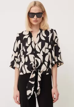 Joseph Ribkoff bluza femei, culoarea negru, modelator, 241098 imagine