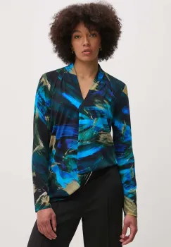 Joseph Ribkoff bluza femei, culoarea negru, modelator, 243293 imagine