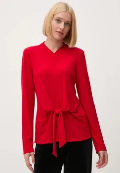 Joseph Ribkoff bluza femei, culoarea rosu, neted, 244112 imagine