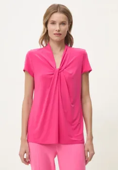 Joseph Ribkoff bluza femei, culoarea roz, neted, 251230 imagine