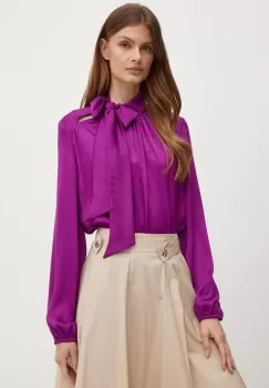 Joseph Ribkoff bluza femei, culoarea violet, neted, 243022 imagine