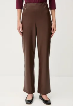 Joseph Ribkoff pantaloni culoarea maro, drept, high waist, 253060 imagine