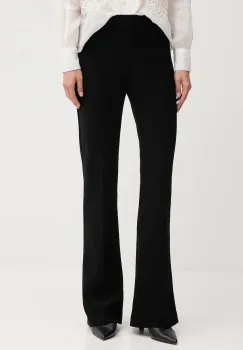 Joseph Ribkoff pantaloni culoarea negru, evazati, high waist, 163099 imagine