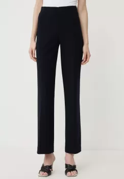 Joseph Ribkoff pantaloni femei, culoarea albastru marin, drept, high waist, 153088 imagine