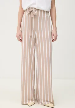 Joseph Ribkoff pantaloni femei, culoarea bej, drept, high waist, 241135S25 imagine