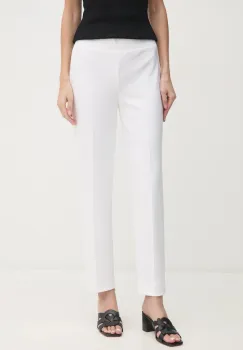 Joseph Ribkoff pantaloni femei, culoarea bej, drept, medium waist, 143105 imagine